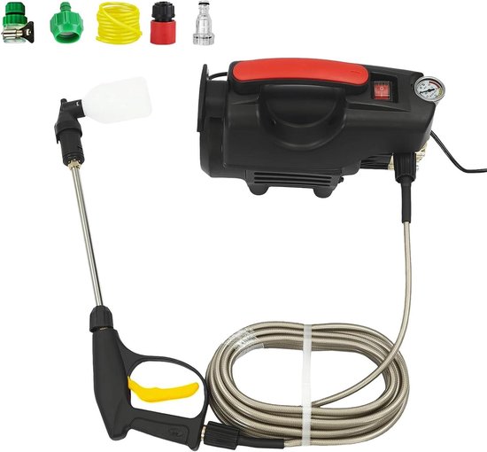 Hogedrukreiniger - Hogedrukspuit - Auto's Reinigen - 3000W Inductiemotor - 140 bar - One Color