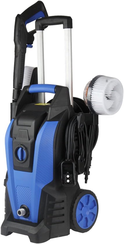 Hogedrukreiniger - Huisreiniger Krachtig - Terras en Auto Wassen - 1800W Motor - 1 stuk - Grijs