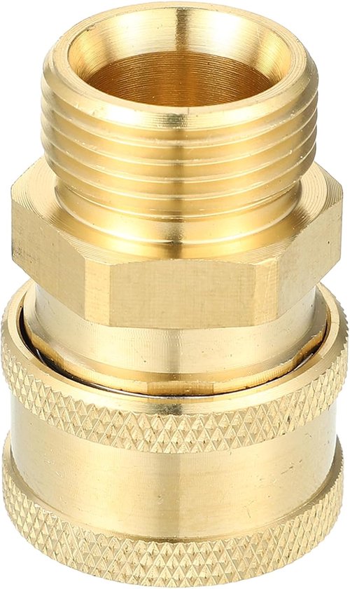 Hogedrukreiniger Koppeling 40mm - Messing - Universeel voor Auto - Duurzaam en Sterk - ServiceTopper