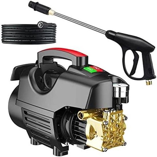 Hogedrukreiniger - Krachtige Reiniger - Auto Huis Tuin - 2000W Motor - 180 Bar - Zwart