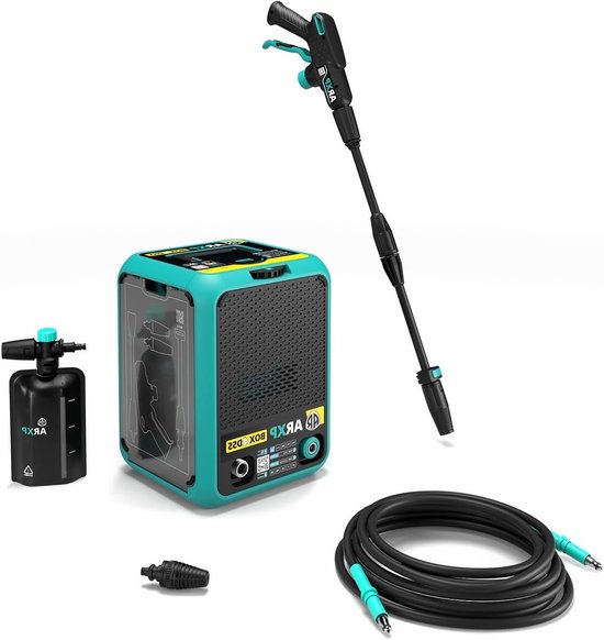 Hogedrukreiniger – Krachtige Waterreiniger – Schoonmaakspuit – Drukspuit – Compacte Hogedrukspuit – 2500 Watt Motor – 2 Gebruiksmodes Dual Speed System van Merkloos	