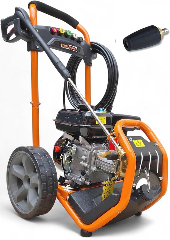 Hogedrukreiniger met 7 pk oppervlaktereiniger en max. 220 bar druk van Merkloos	