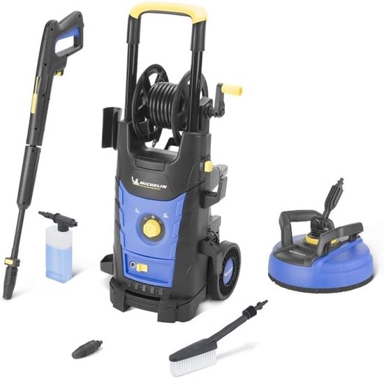 Hogedrukreiniger met Double Speed System - 2500 W, 170 bar, 500 l/u van Merkloos	