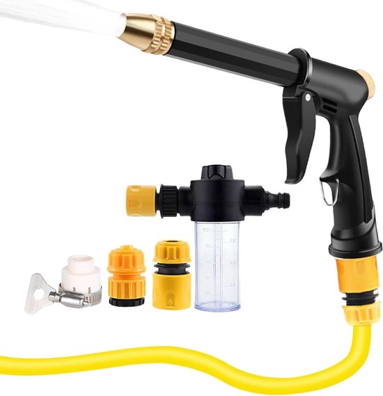 Hogedrukreiniger - Mobiele sproeier - Auto reinigen - Krachtige waterstraal - 25 x 23 x 13 cm - null