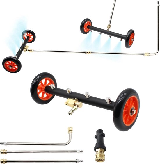 Hogedrukreiniger Onderstel - Multifunctioneel - 4000 PSI - Perfect voor voertuigen en vloeren - ShopVlot