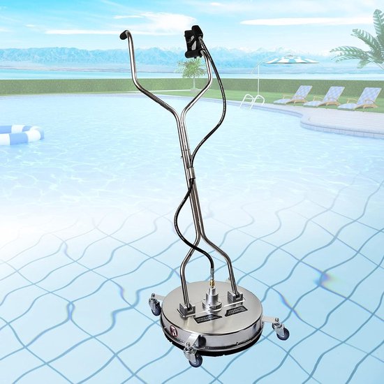 Hogedrukreiniger - Oppervlaktereiniger - Terras Reinigen - 4000 PSI Kracht - 20 Inch Werkbreedte - Zilver