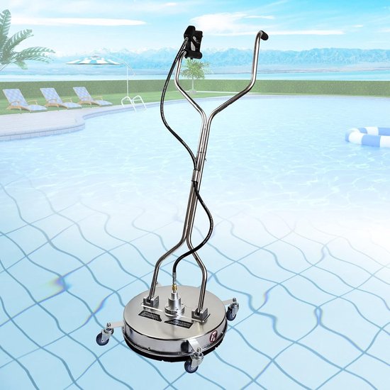 Hogedrukreiniger - Oppervlaktereiniger - Terras Reinigen - Dubbele Draaisproeiers - 4000 psi van Merkloos	