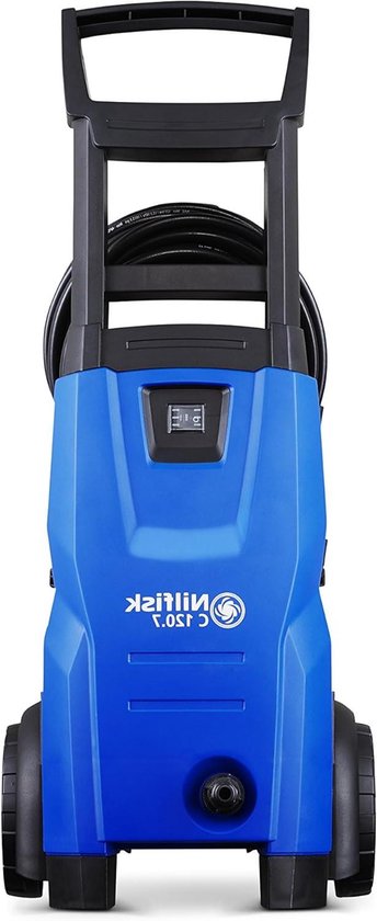 Hogedrukreiniger - Reinigingsmachine Krachtig - Terras Reinigen - Duurzame Metalen Pomp - 120 Bar - Blauw