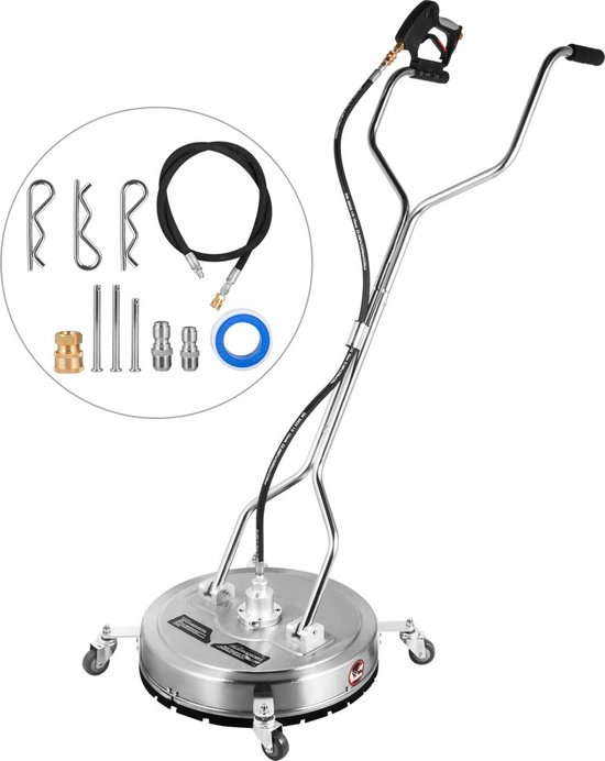 Hogedrukreiniger Terrasreiniger Roterende Oppervlaktereiniger 4000PSI 53cm van DeWalt