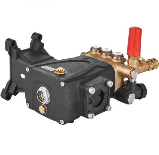 Hogedrukreiniger Vervangingspomp - 25,4 Mm As - 303 Bar Druk - 15 L/min Debiet - Horizontale Triplex Plunjer - Voor Benzine Motoren