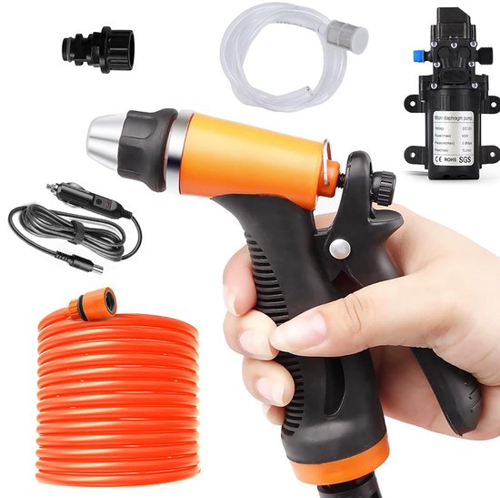 Hogedrukreinigers - Membraampomp - Waterpomp - Drinkwaterpomp - 12v - Auto Was Set - Voor Auto, Tuin, Huisdieren