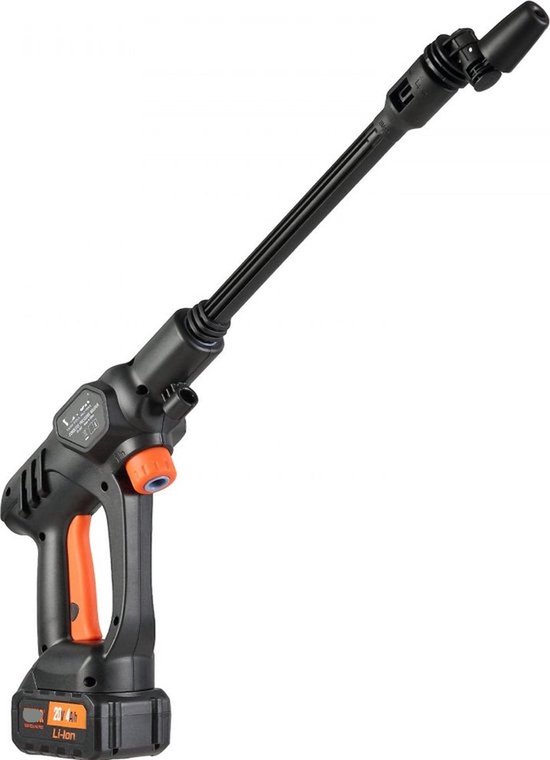 Hogedrukreinigers - Terrasreiniger - Hogedrukreiniger Auto - Hogedrukreiniger Accu - 250W - 50bar - 4L/min van Merkloos	