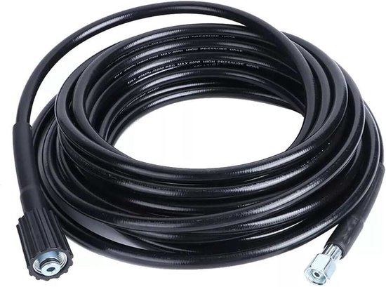 Hogedrukreinigerslang, 10 M/32,8 Ft Flexibele Rubberen Hogedrukwaterleiding Voor Huis Tuin Tuinbewatering