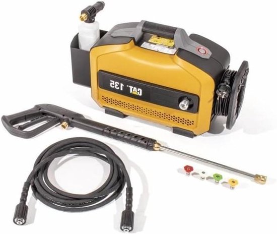 Hogedrukspuit - Power Washer - Terras Reinigen - Krachtige Reiniging - 38 x 36 x 37 cm - Grijs
