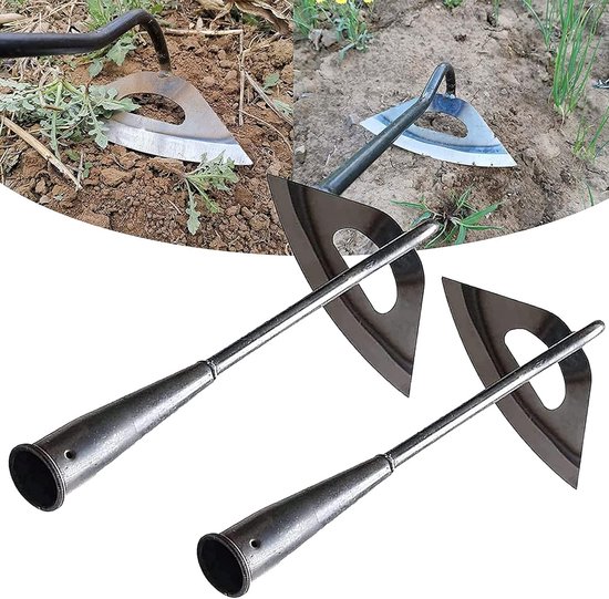 Holle Schoffel - Tuin Hark - Onkruid Wieden - Gehard Staal - 30 cm - Metaal