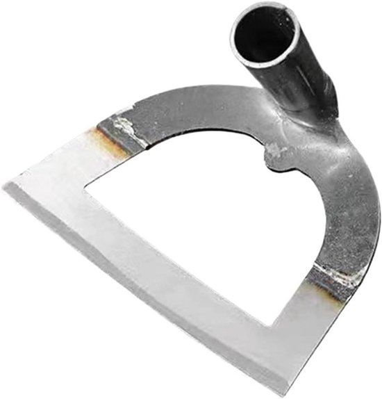 Holle schoffel - Wiedgereedschap tuinschop - Onkruid verwijderen - Verdikt staal lange steel - 5.51x3.54 inch - Zilver