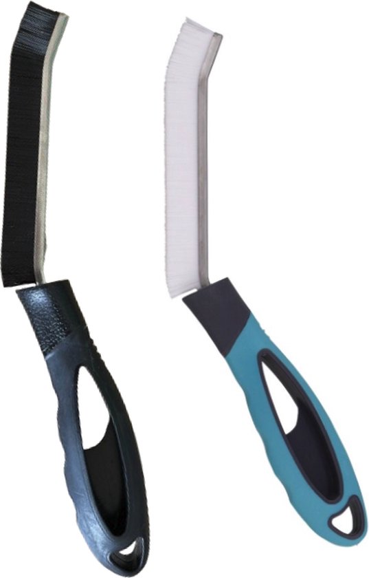 Home Goods - set van 2 - Voegenborstel - Schimmelreinger - Blauw&Zwart van PULI