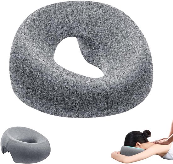 Hoofdsteun massage voor bed - comfortabele massagetafel - U-vorm - massagekussen - gezichtsmassagekussen - massagekussen voor het gezicht - spa - massagesalons - ontspanning - wellness van Merkloos	