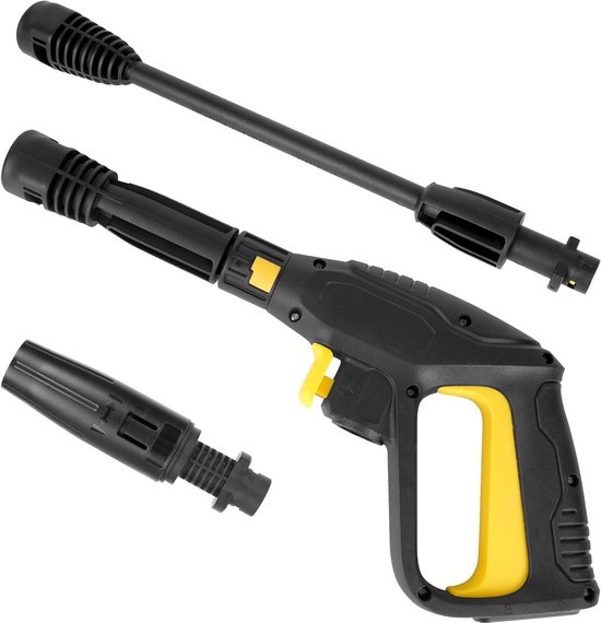 Hoogdrukspuit met Verlengstuk en Snelle Aansluiting voor Karcher K2 t/m K7 - Verstelbare Spuitmond en Reinigingsslang voor Effectieve Schoonmaak van Vuil en Vlekken