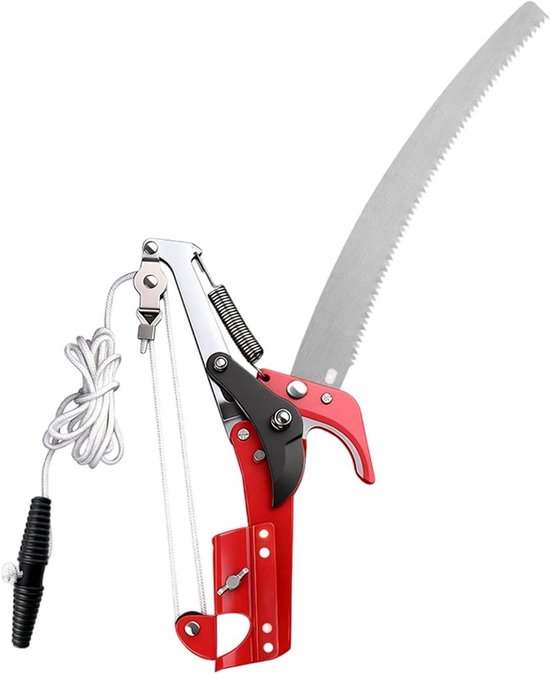 Hoogsnoeier Boomtrimmer - Verstelbare Heggenschaar Telescopische Snoeizaag - Tuinonderhoud Snoeien - Roestbestendig SK5 Staal - 34 cm zaaglengte - null van Merkloos	