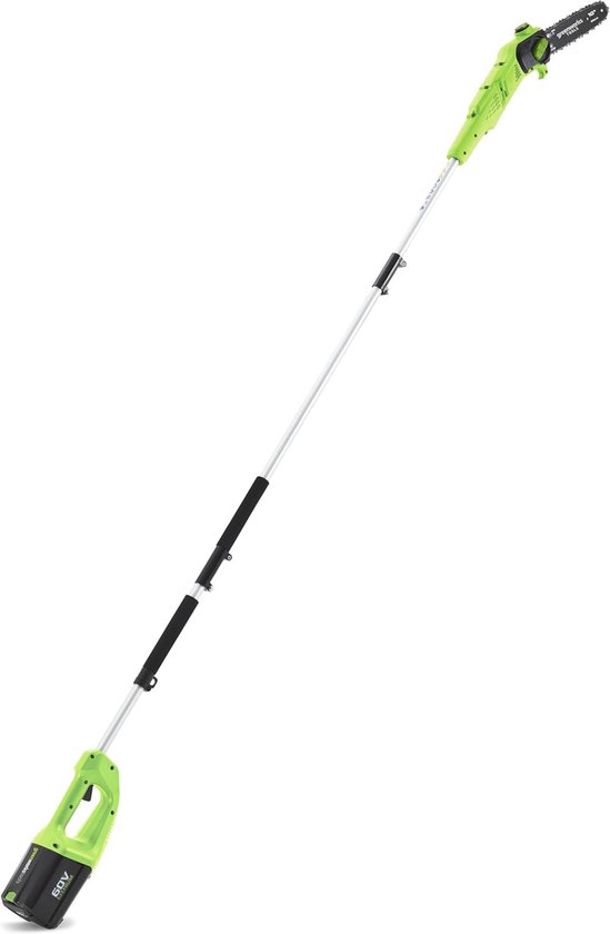 Hoogsnoeier voor de tuin met telescopische schacht en borstelloze motor van Merkloos	