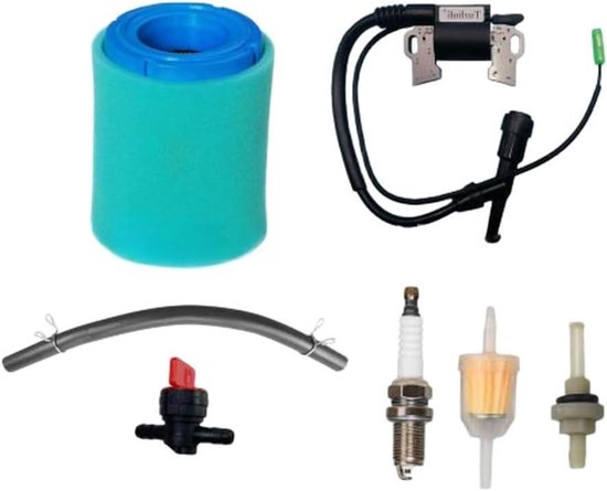 Hoogspanningsset - Motoronderdelen kit - Grasmaaier onderhoud - Robuuste metalen constructie - 7-delig - Zoals afgebeeld