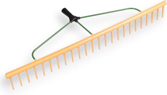 Hooihark /grashark 24 tands kunststof met egaliseerstrip zonder steel van Talen Tools