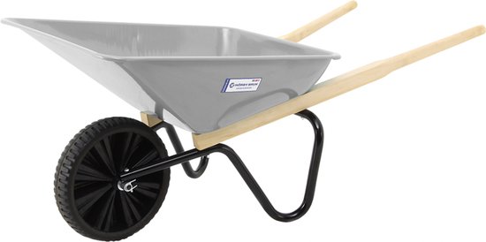 Hörby Bruk Scandinavische Kruiwagen 90L Zilvergrijs van Hörby Bruk