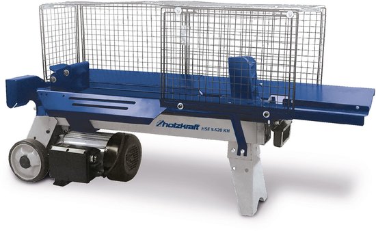 Horizontale elektrische houtklover dia. 250mm lengte 520mm 2,2kW 230V Holzkraft HSE5-520 KH van Holzkraft