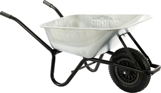 Horse Kruiwagen - Gemonteerd geleverd - kruiwagen 80 Liter - kruiwagen met stalenbak van Fort