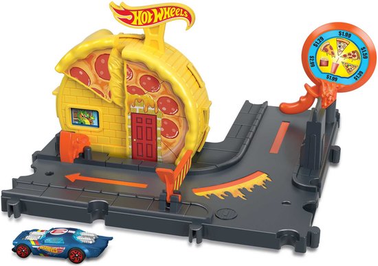 Hot Wheels City Explorer Speedy Pizza Pick-Up van Hot Wheels