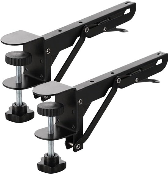 Houder voor toetsenbord - opvouwbaar - schuiftoetsenbord - afstandhouder - van ijzer - voor computer - onderbouw - voor bureau van Merkloos	