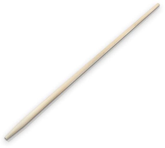 Houten bezemsteel Ø 28 mm - 170 cm - beuken van Merkloos	