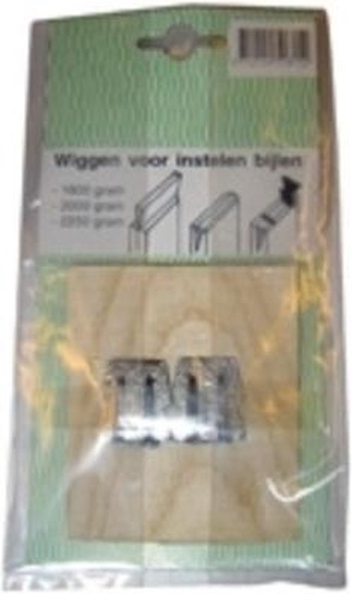 Houten Spie Groot Plus 2 Wig van Relaxdays