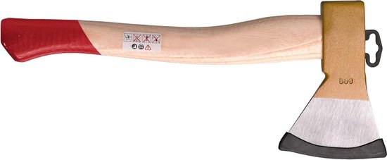 Houten steel bijl 4531-18 - voor tuinieren en houtbewerking van Kinzo