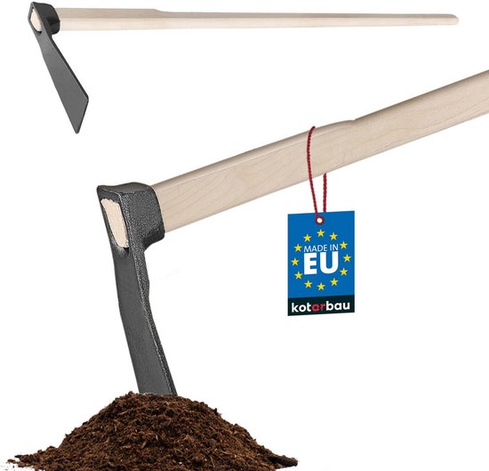 Houten Tuinwiedel met Handvat voor Onkruid wieden en Verplanten - 120 cm van Merkloos	