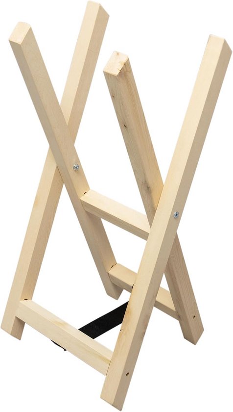 Houten Zaagbok met 2 Steunen voor K؛loofhout en Zagen van Merkloos	