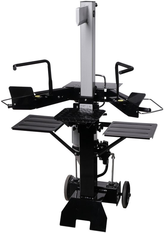 Houtklover 6 ton elektrisch verticaal van Merkloos	