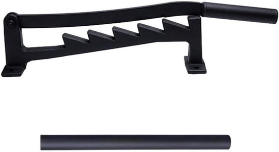 Houtklover - Hout Kloofmachine - Snel Hout Splijten - Wandmontage - Afneembare Handgreep - Zwart