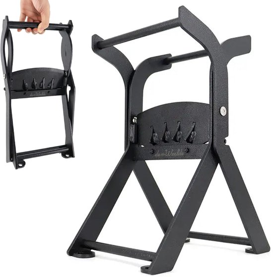 Houtklover / houtkliever / houtsplijter voor haardhout & aanmaakhout - Veilig alternatief voor kloofbijl - inklapbaar en draagbaar van Merkloos	