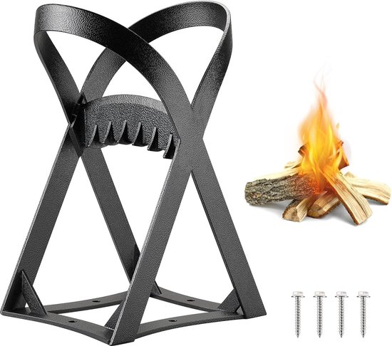 Houtklover - Houtsplijter - Houtkliever - Houtsplitter - Handmatig - Geen Bijl Nodig - Houtklover voor Aanmaakhout - Kloofwig van Houtklover