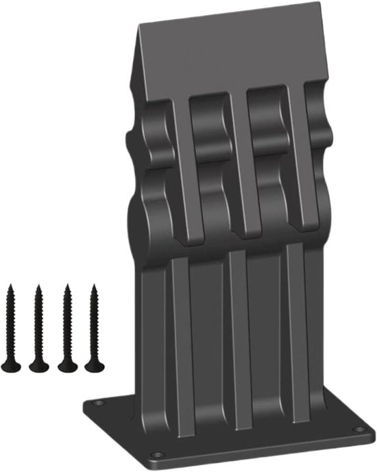Houtklover Tool - Brandhout Splijter - Efficiënt Hout Splijten - Gietijzeren Constructie - 20 cm Zaagdiameter - Zwart