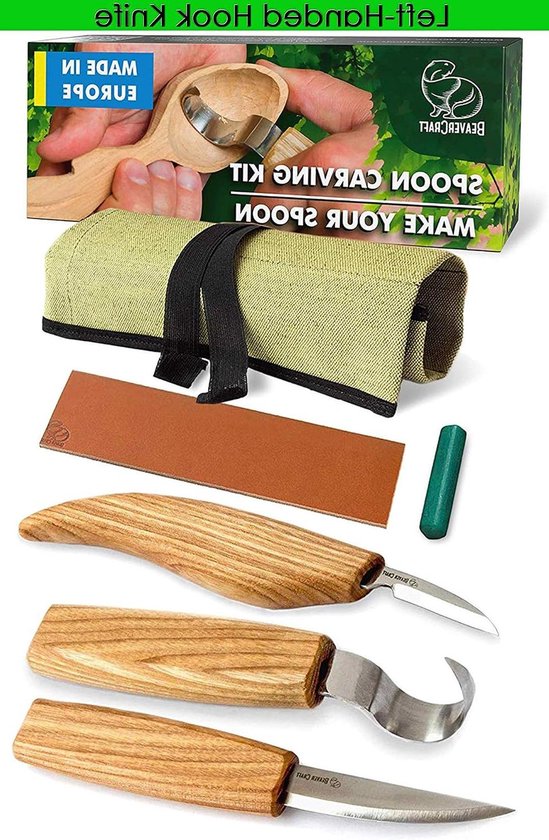 Houtsnijgereedschap Set - Lepel Maken - Houtbewerking Hobby - Linkshandig Ontwerp - 3 Delen - Niet gespecificeerd