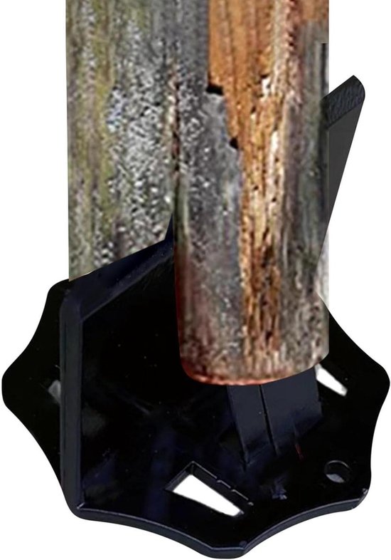 Houtsplijtwig - Handmatige splitter - Brandhout kloven - Veilig ontwerp - 10 cm - Metaal