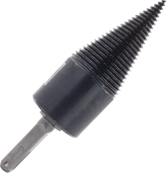 Houtsplitter - 42mm - Houtsplijter - Houtklover - Houtkliever - Splijtboor - Houtkloofboor - Houtklover voor aanmaakhout - ronde handgreep van Kraft24