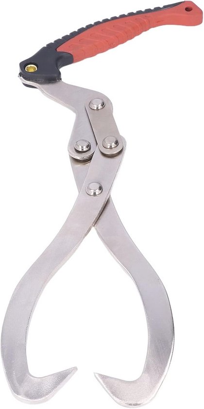 Houttang 16,9" - Handmatige Houtgrijper voor Open Haard en Tuin van Merkloos	