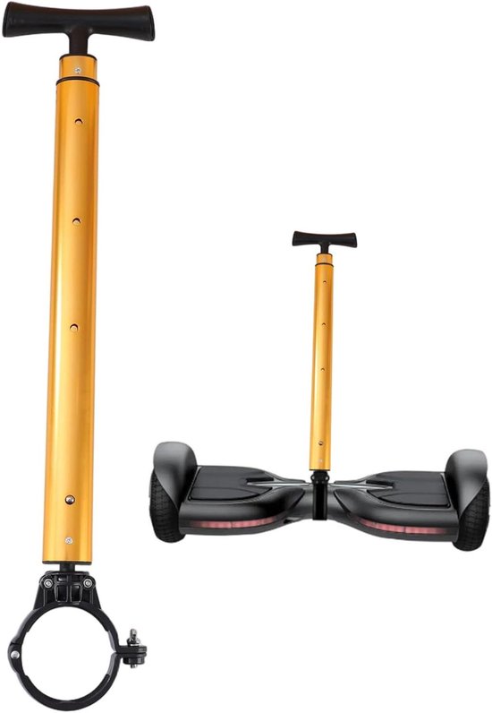 Hoverboard Handvat - Balans Scooter Handvat - Verbeterde Controle - Telescopisch Metaal - 59.4 cm - Goud
