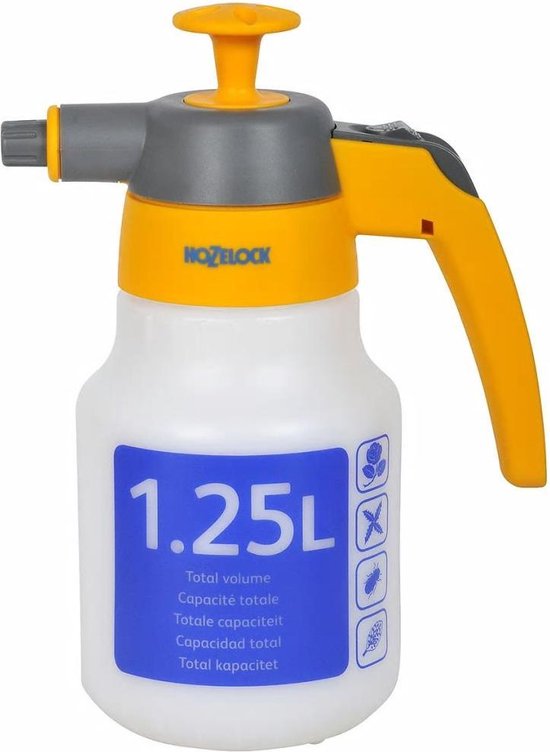 Hozelock drukspuit PLUS 1,25 liter van Merkloos	