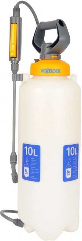 HOZELOCK STANDARD DRUKSPUIT 10 LITER + ONKRUIDKAP van Merkloos	