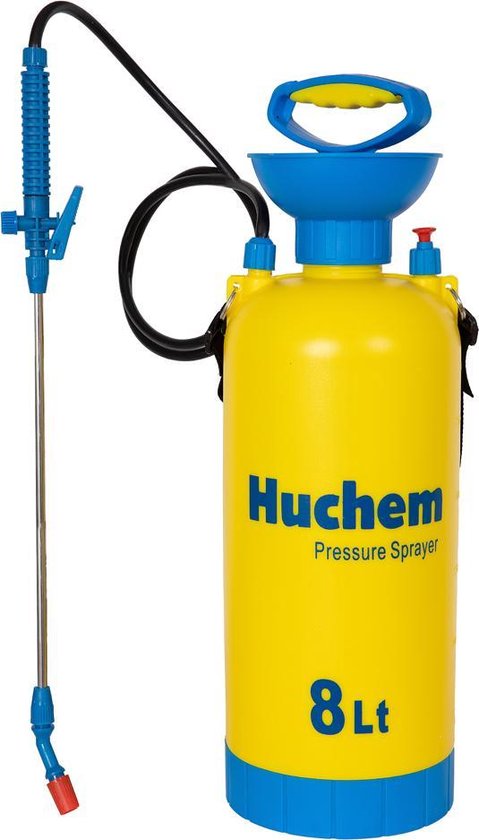 Huchem Drukspuit | 8L | Vernevelaar | Handsproeier | Nevelspuit | Sprayer van Huchem
